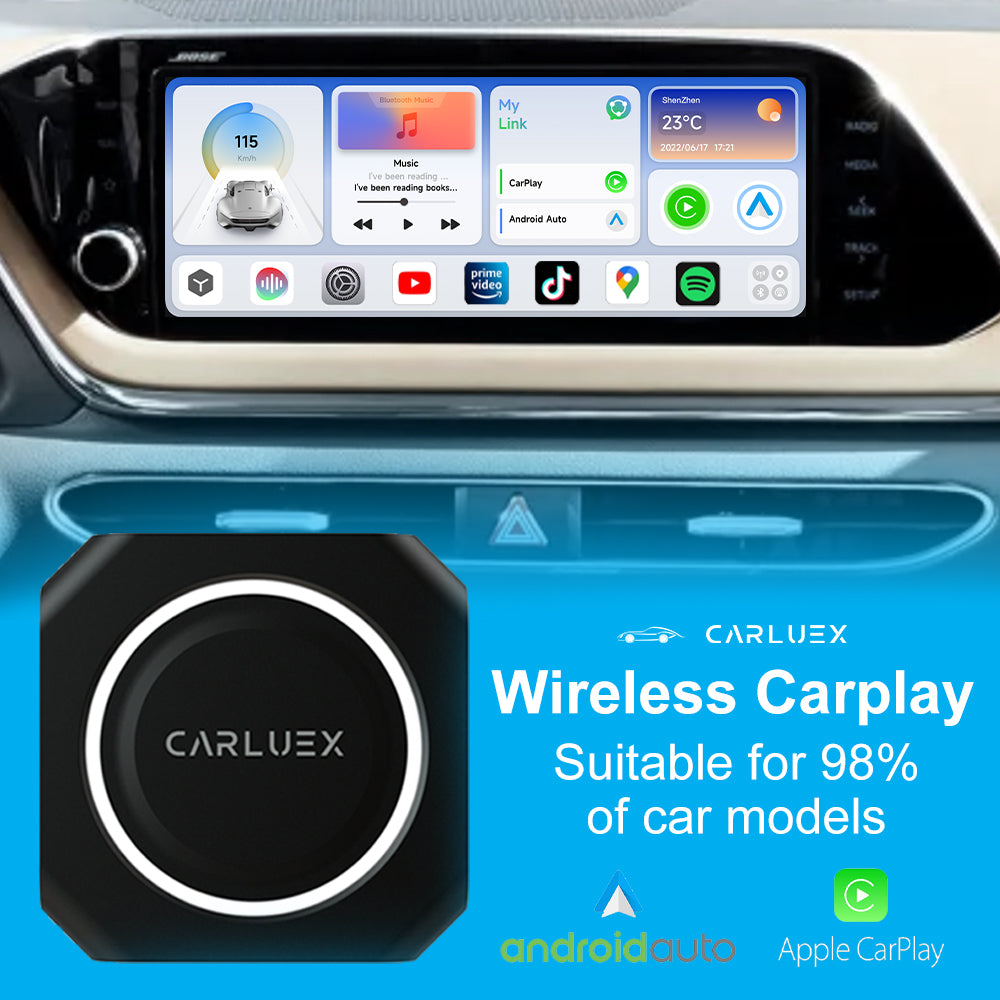  Adaptador inalámbrico 2 en 1 para Apple CarPlay y